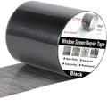 Wohohoho Window Screen Repair Tape, 2 in X 40 FT Black Screen Patch Repair Kit by wohohoho