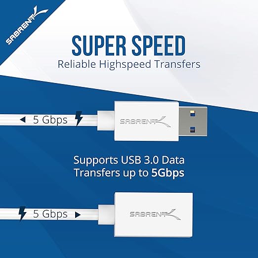 SABRENT 22AWG USB 3.0 Extension Cable - Image 6