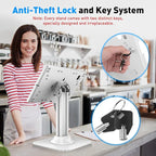 AboveTEK Anti-Theft iPad Kiosk Stand – POS iPad Security Stand & Locking Tablet - Image 3