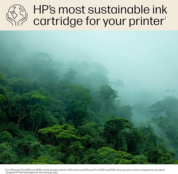 HP 923e EvoMore High Yield Cyan Ink Cartridge | Works OfficeJet 8120 Series - Image 4