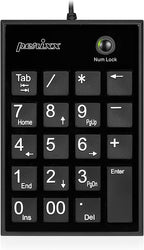 Perixx PPD-202 Wired 19 Keys Slim Numeric Keypad, Big Print Font, Silent by PerixxComputerGmbH