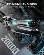 ARES WING Dual Monitor Mount, Adjustable Stacked Monitor Stand - Image 7