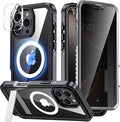 Magnetic & Stand for iPhone 16 Pro Max Case Built-in Privacy Screen Protector by Unknown