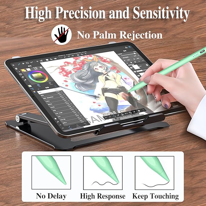 Active Stylus Pens for Touch Screens Magnetic Type-C Charging Tablet Pen - Image 6