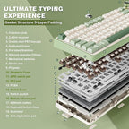 YUNZII B75 PRO Wireless Mechanical Keyboard, 75% Layout - Image 4