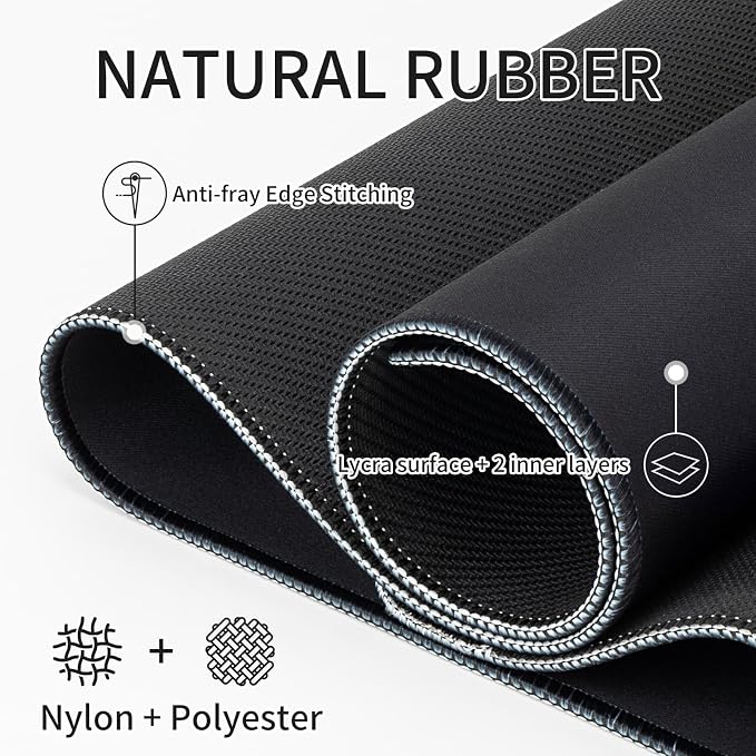 RAINYEAR Large Gaming Mouse Pad, Computer Mousepad - Image 2