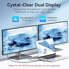 USB C Adapter HDMI USB Multiport Hub, 8 in 2 Accessories - Image 5