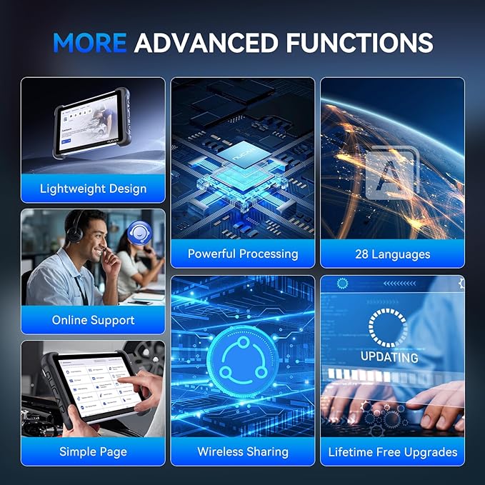 MUCAR 892BT AI-Assisted Bidirectional Scan Tool, Full System OBD2 Scanner - Image 9