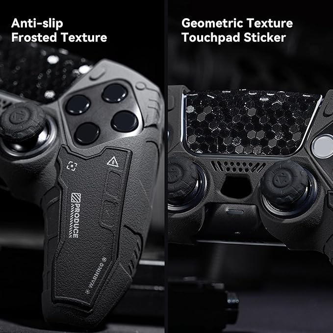 GeekShare G.S.TAC Tactical PS5 Controller Skin Set, Anti-Slip Silicone - Image 3