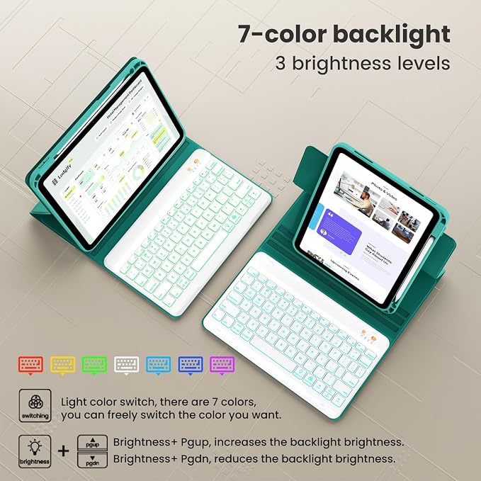 Magnetic Keyboard Case for iPad Air 5th 4th Generation 10.9 inch Pro 11 - Image 3