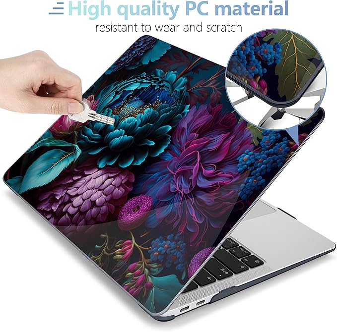 MEEgoodo for MacBook Air 13.3 inch Case 2021 2020 2019 2018 A2337 M1 A2179 A1932 - Image 3