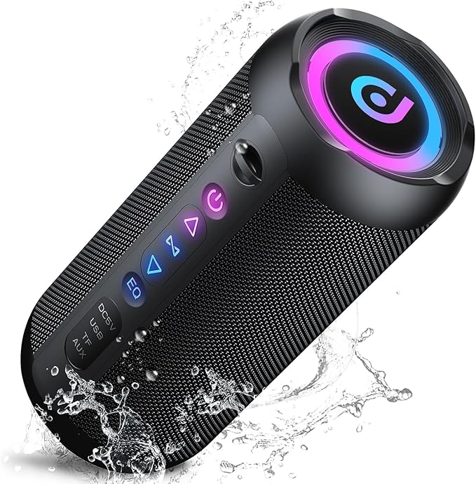 Portable Bluetooth Speaker, 30W Dual Speaker, 2.0 Channel, Deep Bass, 30H by taopodo