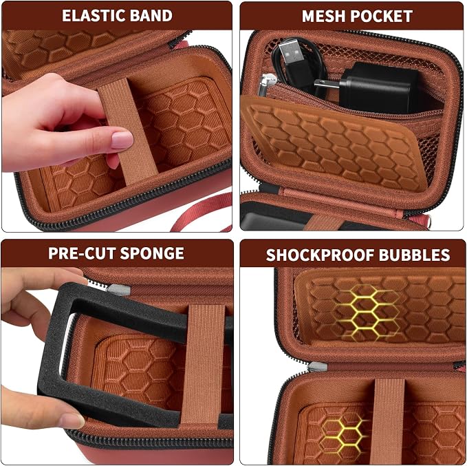Carrying & Protective Case for Digital Camera, AbergBest 21 Mega Pixels 2.7" - Image 4