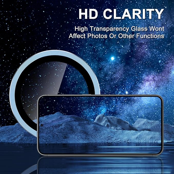 for Samsung Galaxy S25 Plus Camera Lens Protector, Individual Metal Ring - Image 4