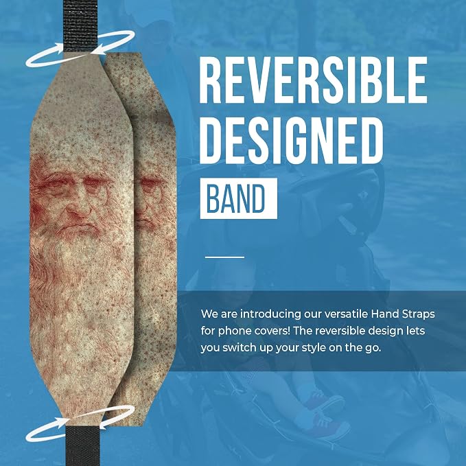 Customizable Universal Phone Grip Strap | Reversible Phone Hand Strap - Image 2