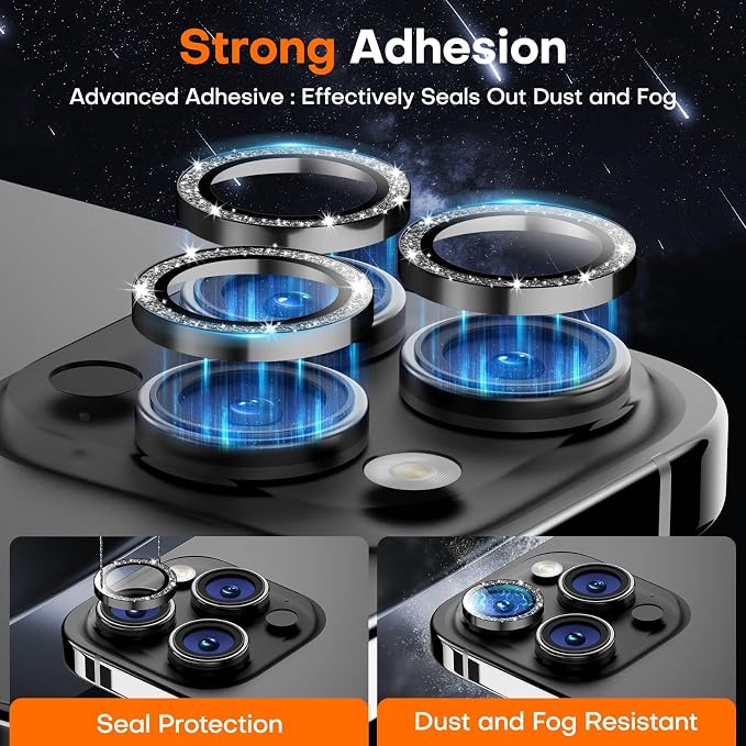 Camera Lens Protector for iPhone 16 Pro Max/16 Pro/15 Pro Max/15 Pro/14 Pro - Image 2