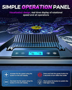 ChillCore Laptop Cooling Pad, RGB Laptop Fan Cooling Pad 9 Fans - Image 4
