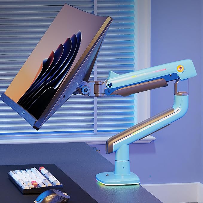 Gaming Monitor Arm for Flat/Ultrawide/Curved Monitors 32 to 60 inch, Heavy Duty - Image 5