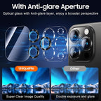 UniqueMe for 3 Pack iPhone 16 Pro/iPhone 16 Pro Max Camera Lens Protector - Image 3