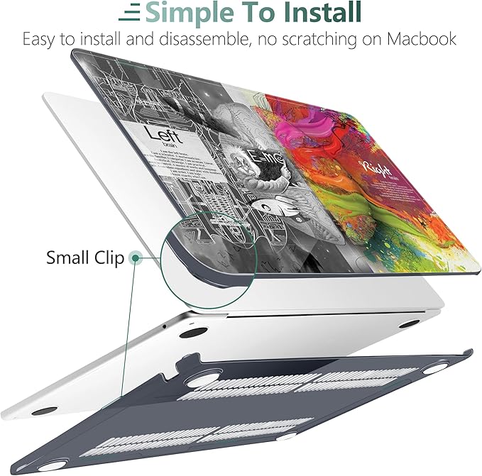 TWOLSKOO for M4 MacBook Air 13.6 inch Case 2025-2022 Release M4 A3240 M3 A3113 - Image 3