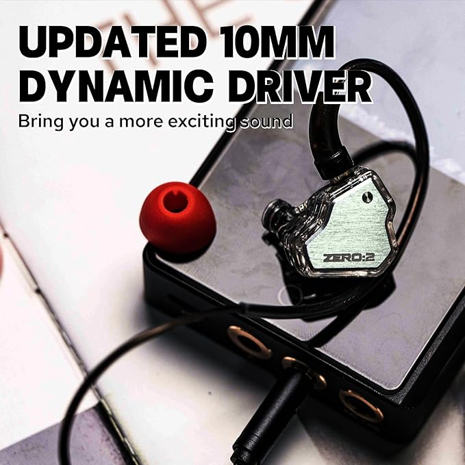 Linsoul 7Hz x Crinacle Zero:2 in Ear Monitor, Updated 10mm Dynamic Driver IEM - Image 3