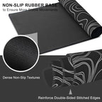 Mouse Pad, Large Mountain Topographic Terrain Map Desk Mat, Extended Non-Slip - Image 3