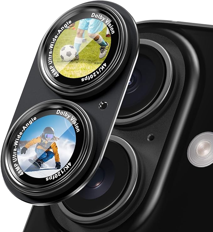 CACOE for iPhone 16/16 Plus Camera Lens Protector by CACOE