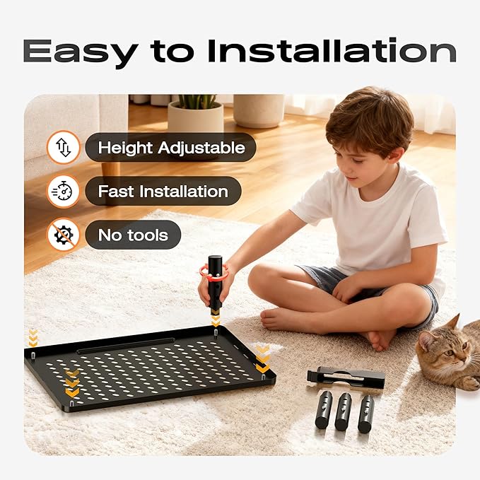 Computer Monitor Stand Riser for Desk, 3 Height Adjustable PC Laptop TV Desktop - Image 7