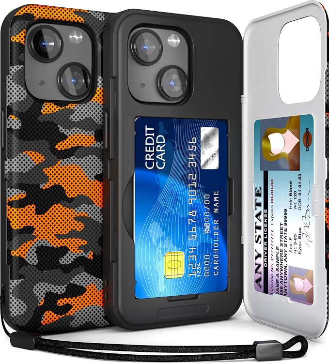 TORU CX Slim for iPhone 15 Case Wallet | Protective Shockproof Heavy Duty Cover by TORU