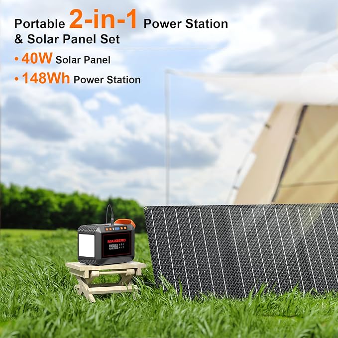 MARBERO 148Wh Solar Generator - Image 6