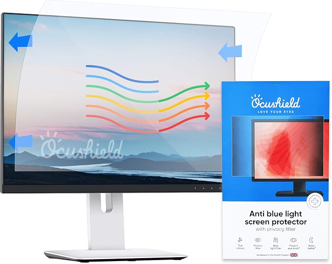 Ocushield 21” Premium Anti Blue Light Screen Protector by Ocushield-BlueLightFilteringScreenProtectorGlasses