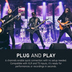 Xvive U45R2 Wireless in Ear Monitor System 5.8ghz IEM System 1 Transmitter and - Image 5