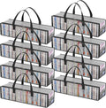 Lifewit CD Storage Bags, Front Window Zipper Design, Stackable Media Organizer by Lifewit