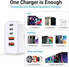 USB C Block 60W, 5 Ports Wall Plug Fast Charging Block, PD+QC Multiport Power - Image 3