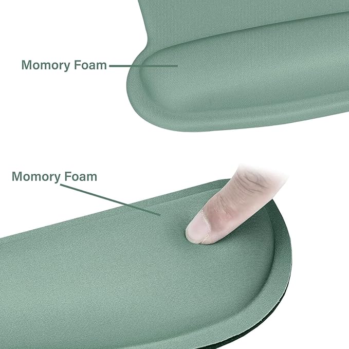 MOSISO Wrist Rest Support for Mouse Pad & Keyboard Set, Ergonomic Mousepad - Image 5
