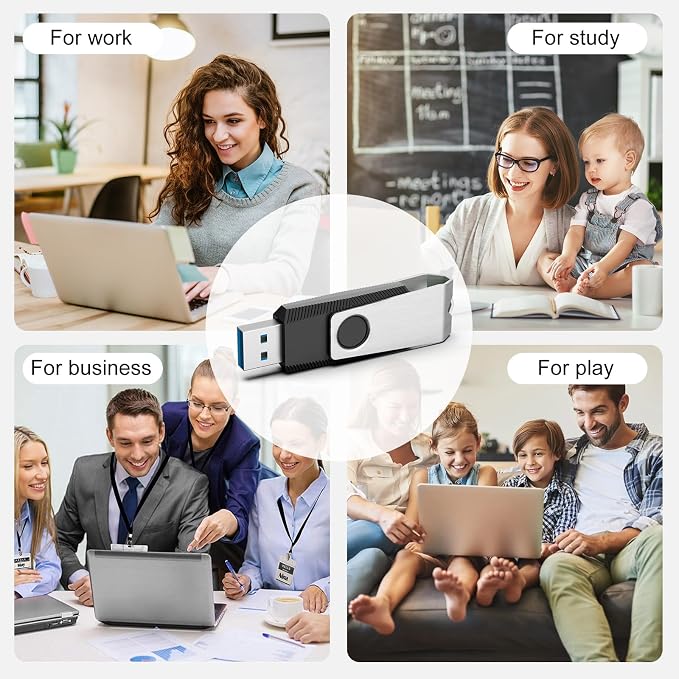 TOPESEL 5 Pack 64GB USB 3.0 Flash Drives, Thumb Drives - Image 6