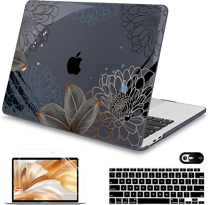 Mektron for MacBook Air 13 Case A1466/A1369, Snap-on Plastic Hard Shell Cover by Mektron