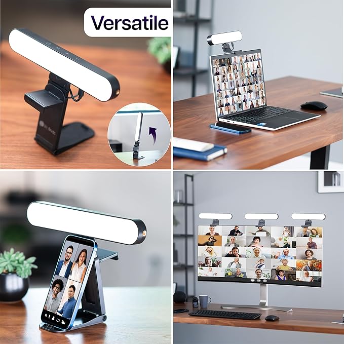 Life Finds Webcam Light for Streaming on Monitor or Laptop, Freestanding Video - Image 6