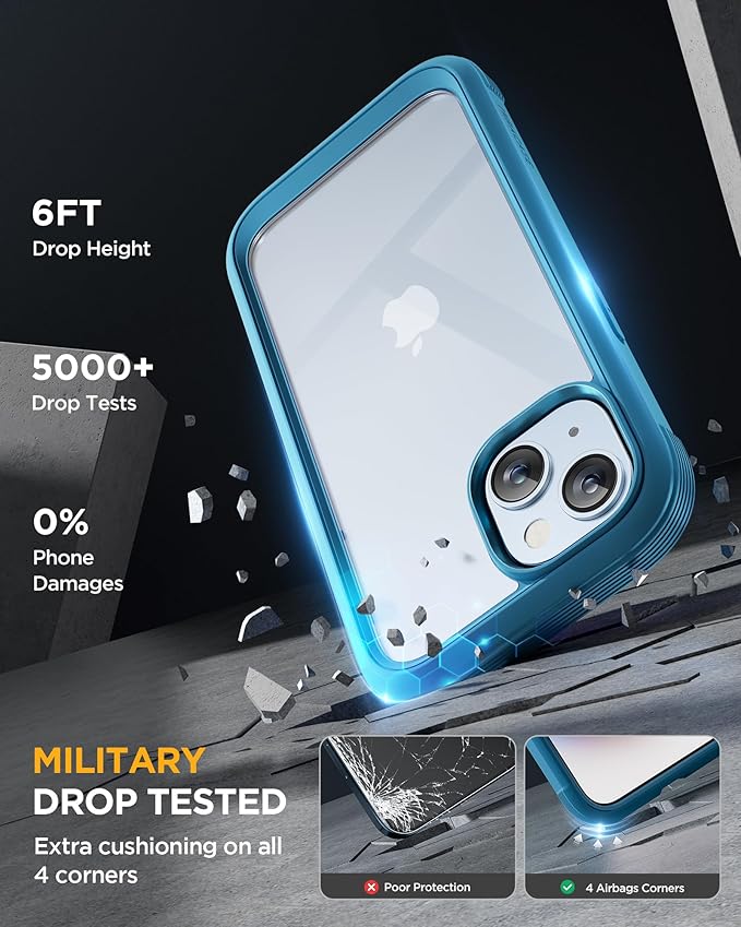 Miracase Glass Series Designed for iPhone 15 Plus Case 6.7' Phone Case Cover - Image 3