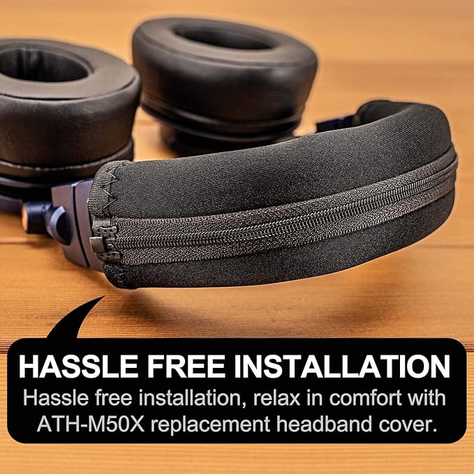 Replacement Headband Cover Compatible ATH M50X M50 M40X M40 M30X M20X Headphones - Image 2