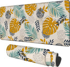 Large Mouse Pad Palm Leaves Gaming Desk Pad Computer Keyboard Non-Slip by Unknown