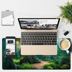 Gaming Desk Pad Large Extra Length Mysterious Forest Mouse Pad Keyboard Laptop - Image 4