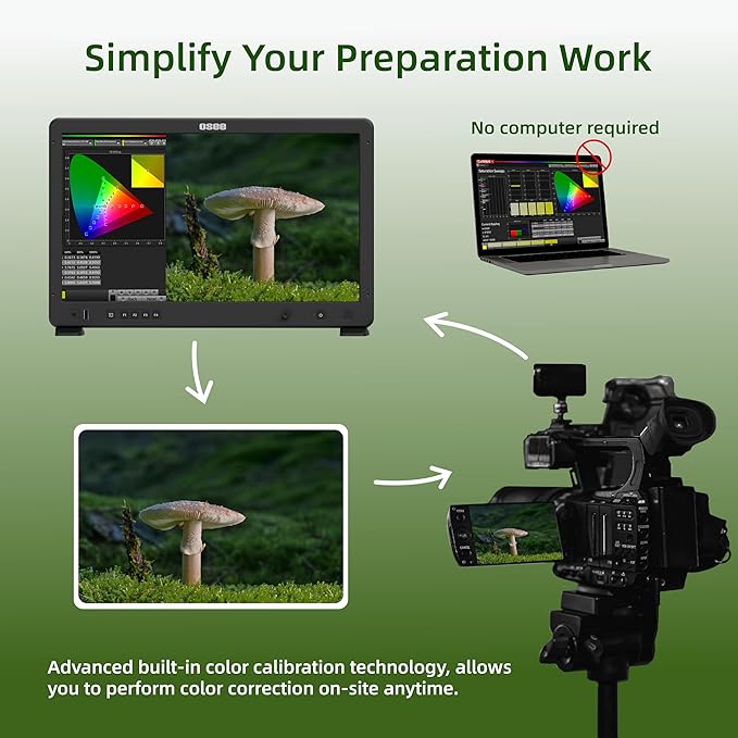 osee Mega 22S 22inch Ultra Bright HDR Field Production Monitor VMKit - Image 3