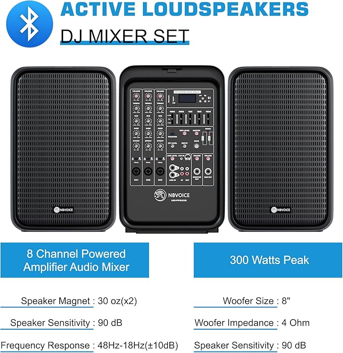 Professional Portable All-in-One 2-Way PA System Suitcase-Style Design - Image 3
