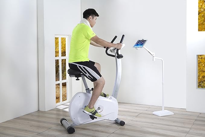 IDEE Tablet Floor Stand with 10lb Heavy Duty Base, 360 Degree Adjustable Tall - Image 5