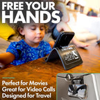 Airplane Phone Holder, Flexible Cell Phone Holder, Folding Cellphone Stand - Image 4