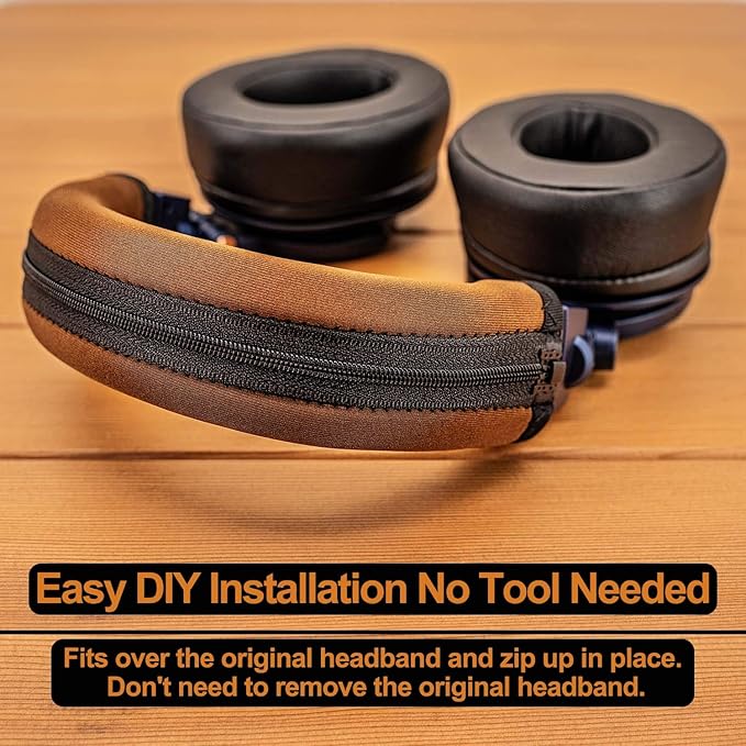Replacement Headband Cover Compatible ATH M50X M50 M40X M40 M30X M20X Headphones - Image 4