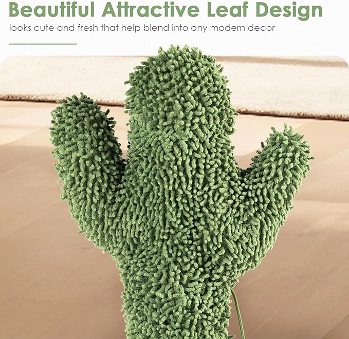 Cat Toys Cactus Cat Scratching Post, Natural Sisal Scratcher - Image 6