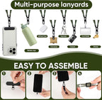 Cell Phone Strap Adjustable Wrist Strap Crossbody Cellphone Holder Extra Long - Image 6