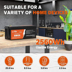 Litime 12V 200Ah Plus Lithium LiFePO4 Battery, Built-in 200A BMS, 4000+ Deep - Image 4